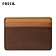 FOSSIL Devin 真皮卡夾-咖啡色 SML1784914 product thumbnail 1