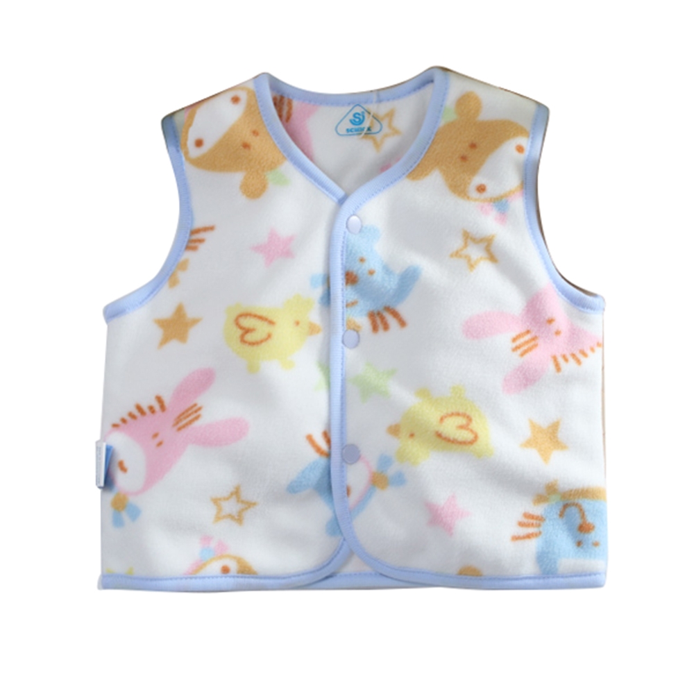 魔法Baby~嬰幼兒服 台灣製棉絨寶寶背心外套 b0117