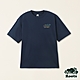 Roots男女共款-海洋生活家系列 海洋祭元素有機棉短袖T恤-深藍色 product thumbnail 1