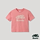 Roots女裝-T恤俱樂部系列 景緻海狸寬短版短袖T恤-紫紅色 product thumbnail 1