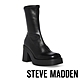 STEVE MADDEN-KLAYTON 厚底方頭中筒襪套靴-黑色 product thumbnail 1