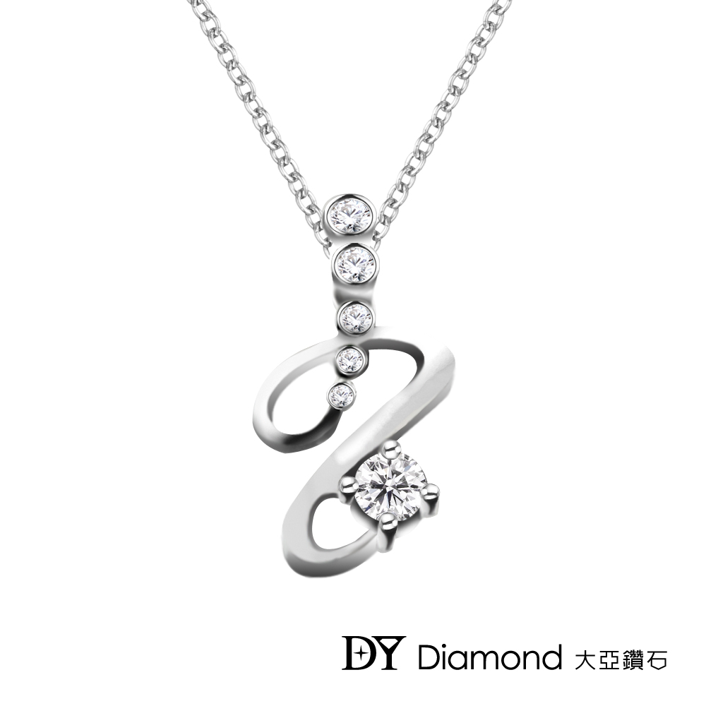 DY Diamond 大亞鑽石 18K金 0.15克拉  設計時尚鑽墜