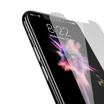 iPhone 11 Pro Max 保護貼手機霧面非滿版半屏9H鋼化玻璃膜 11ProMax保護貼