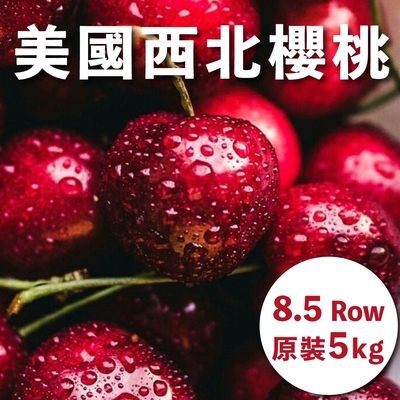 水果狼 美國西北鮮採櫻桃8.5R 5KG 原裝箱