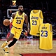 Nike 球衣 NBA Swingman 黃 紫 洛杉磯湖人 LAL 詹姆斯 23 LBJ 運動背心 DN2009-733 product thumbnail 1