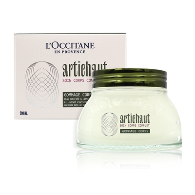 L OCCITANE 歐舒丹 地中海菊薊勻體去角質霜200ml-公司貨