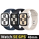 Apple Watch SE GPS 40mm 鋁金屬錶殼搭配運動型錶帶 product thumbnail 1