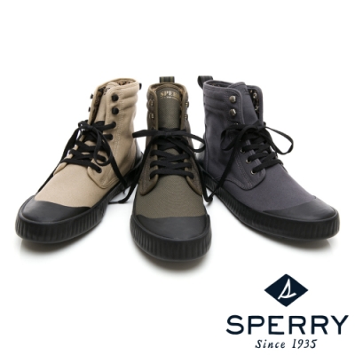 SPERRY 古著靴藝經典帆布復古靴(男)-三色任選