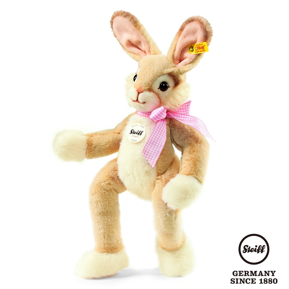 STEIFF德國金耳釦泰迪熊 Lula Rabbit , golden brown 40cm (寵物樂園)