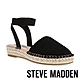 STEVE MADDEN-MARGIN-C 繞踝草編涼鞋-黑色 product thumbnail 1