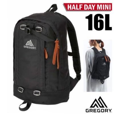 GREGORY HALF DAY MINI 日系雙肩休閒後背包16L_黑