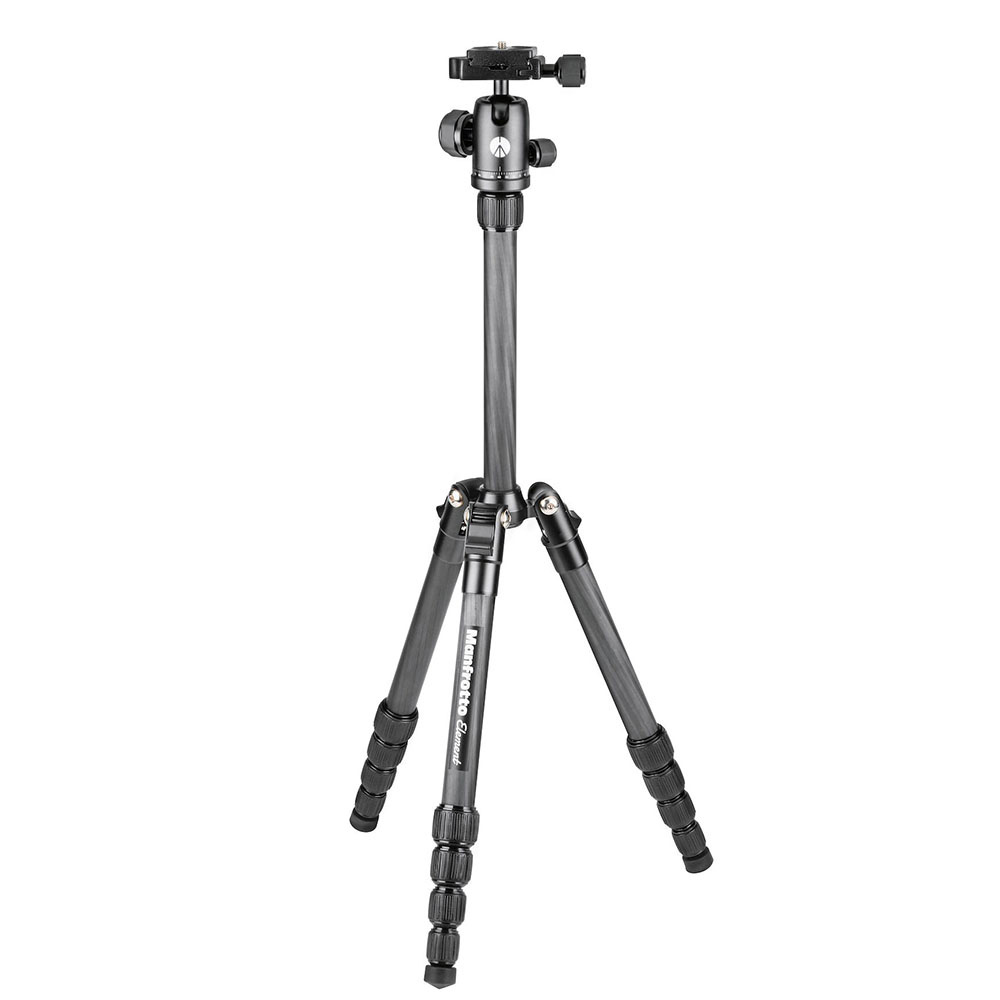 Manfrotto Element 碳纖維小型腳架-黑色(MKELES5CF-BH)