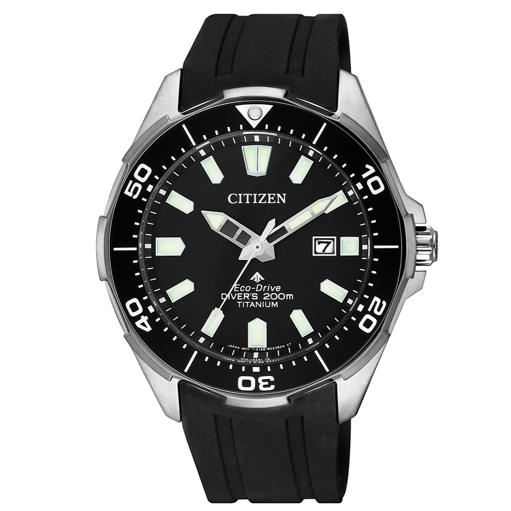 CITIZEN PROMASTER 海洋潛水200米鈦光動能手錶(BN0200-13)