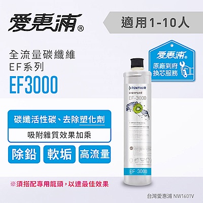 愛惠浦 到府安裝 全流量強效碳纖維系列濾芯 EVERPURE EF3000