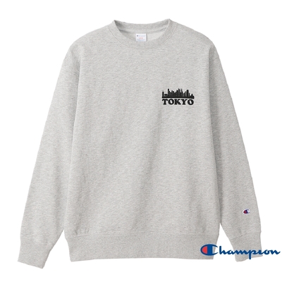 Champion Campus圓領Tokyo Logo大學Tee(灰色)