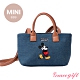 Disney collection by grace gift–唐葳設計迪士尼米奇2WAY帆布包Mini 牛仔 product thumbnail 1