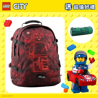 【LEGO】丹麥樂高青少年背包-紅機器人 20041-1916