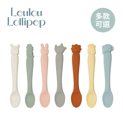 Loulou lollipop 加拿大 動物造型 矽膠餵食湯匙/矽膠餐具/兒童餐具/學習餐具 - 多款可選