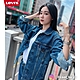 Levis 男女同款 古著牛仔外套 / 寬鬆休閒版型 / 精工深淺藍染水洗 product thumbnail 1