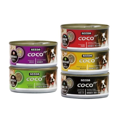 SEEDS聖萊西-COCO Plus愛犬機能餐罐 170g x 24入組(購買第二件贈送寵物零食x1包)