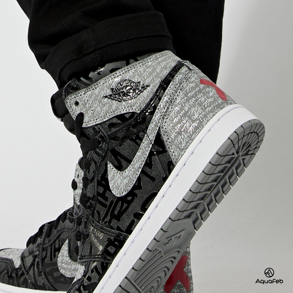 Nike Jordan 1 Retro High OG Rebellionaire 男鞋黑色休閒鞋555088-036