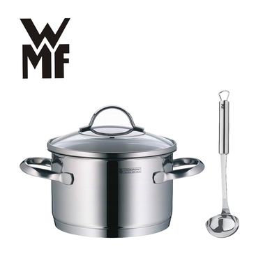 德國WMF PROVENCE PLUS 高身湯鍋20CM 3.5L+肉汁勺