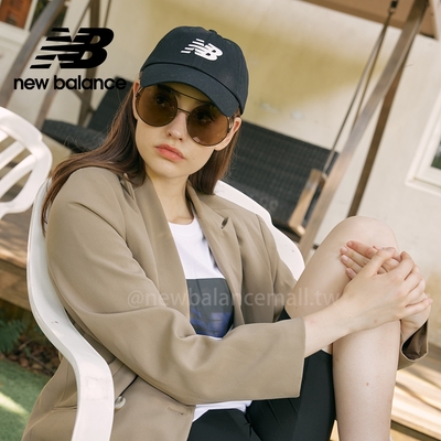 [New Balance]NB棒球帽_中性_黑色_LAH13010BK