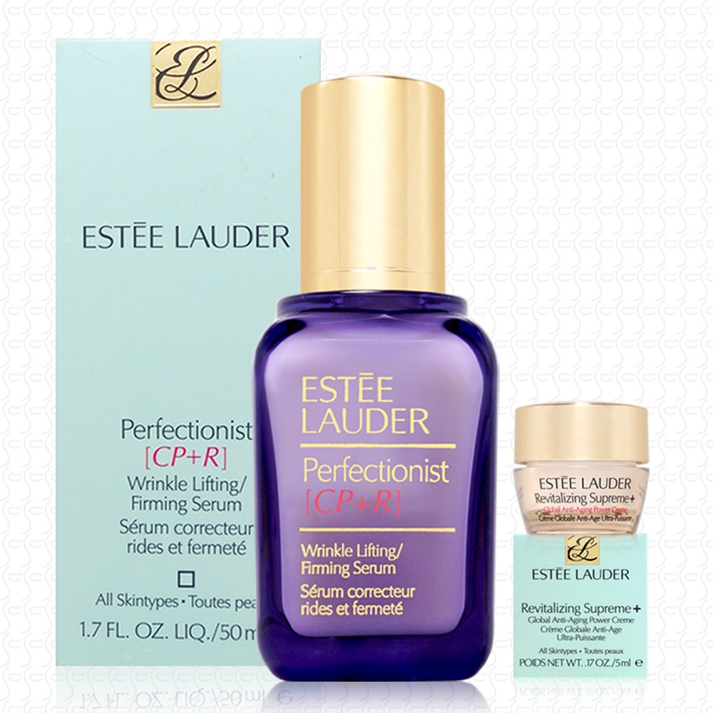 ESTEE LAUDER 雅詩蘭黛 CP+R抗皺緊緻精華50ml(贈年輕肌密無敵霜5ml)