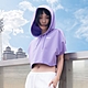 FILA 女短袖連帽T恤-淺紫 5TEX-1466-PL product thumbnail 1