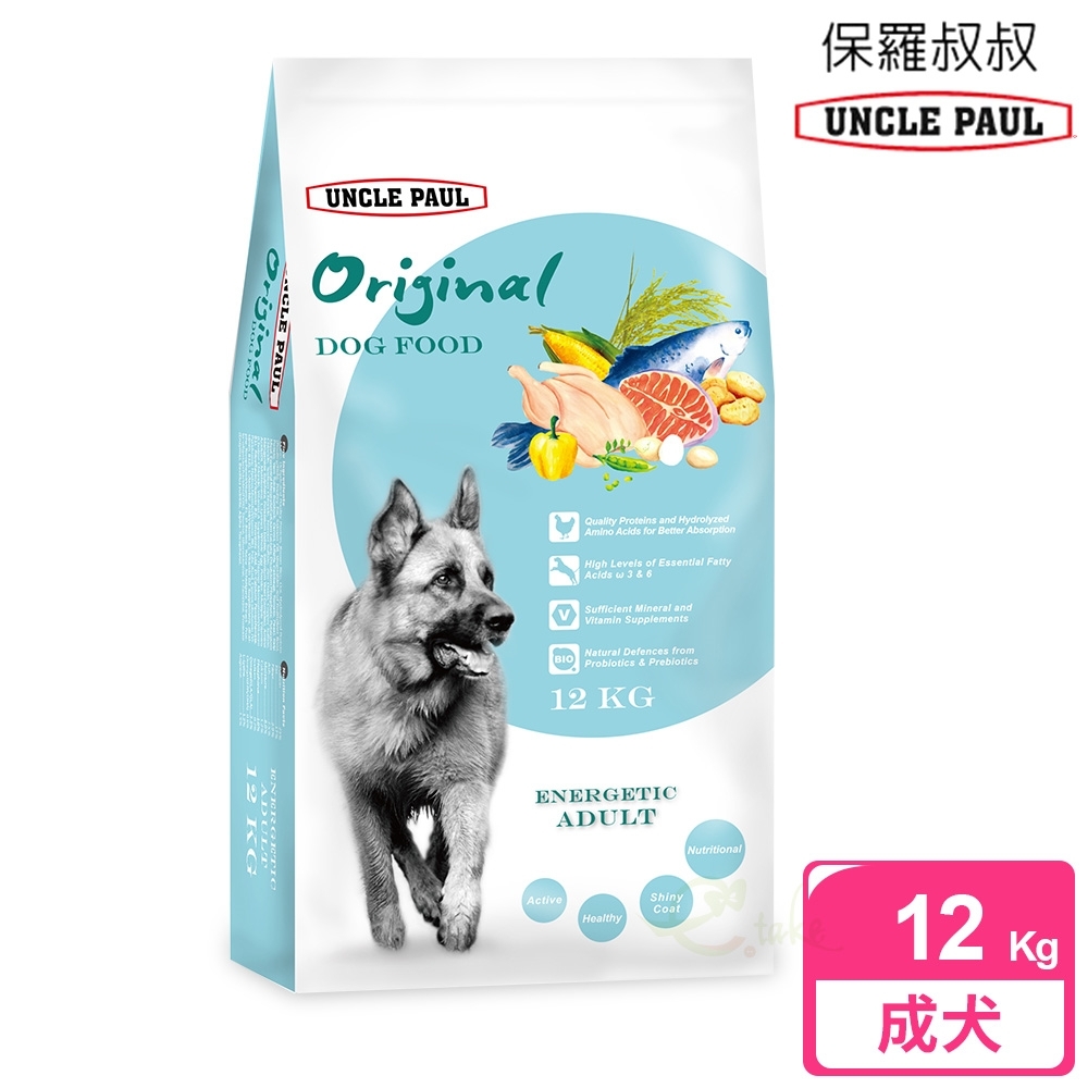 UNCLE PAUL 保羅叔叔田園生機狗食 12kg 高能成犬