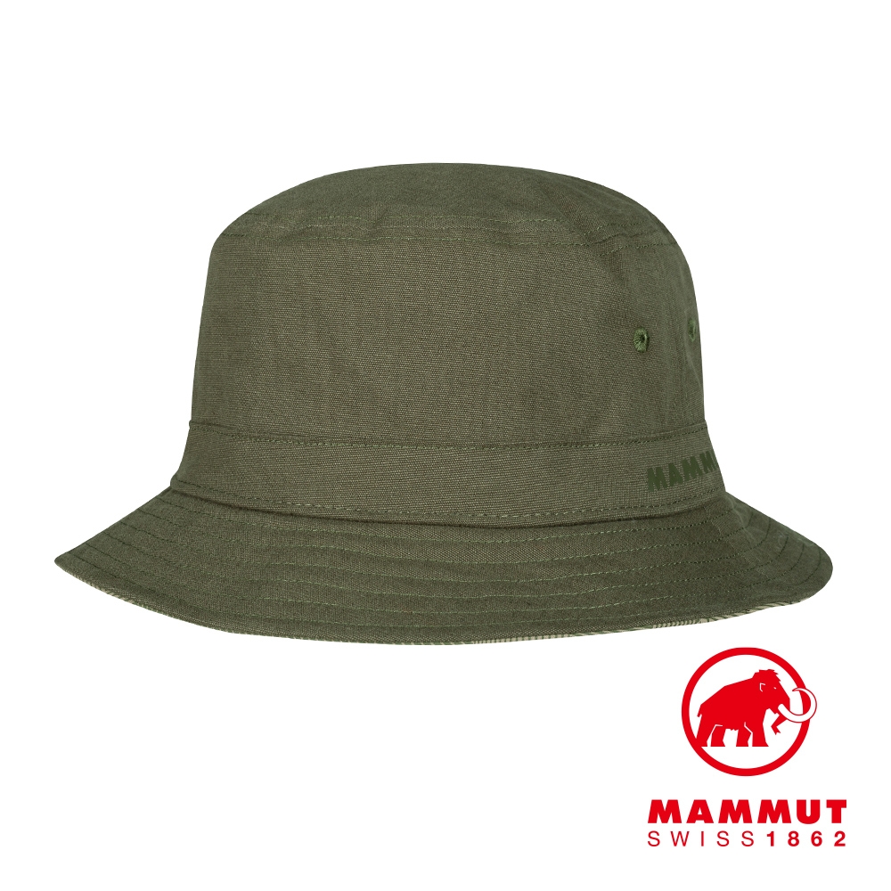 【Mammut】Mammut Bucket Hat 雙面防曬漁夫帽 綠鬣蜥 #1191-00621