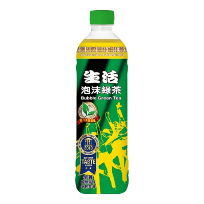 生活 泡沫綠茶(590mlx24入)