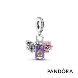 【Pandora官方直營】櫻花御守吊飾-絕版品