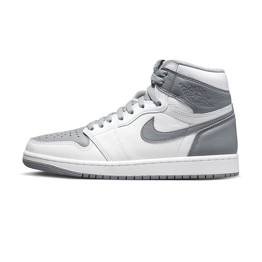 Nike Air Jordan 1 Retro High OG 男鞋白灰色AJ1 高筒運動休閒鞋555088