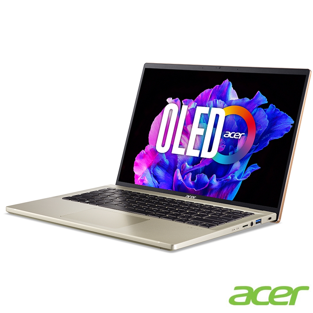 Acer 宏碁 Swift Go SFG14-71-575H  14吋OLED輕薄筆電(i5-13500H/16G/512G/Win11/金)｜EVO認證 | Acer Swift5 系列 | Yahoo奇摩購物中心