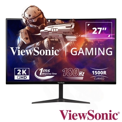ViewSonic VX2718-2KPC-mhd 27型2K 曲面電競螢幕(內建喇叭)