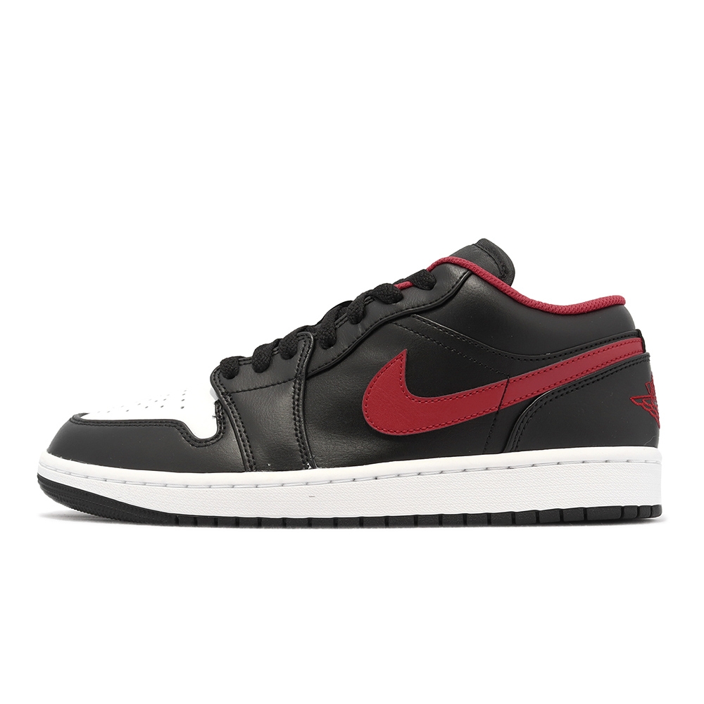 Nike Air Jordan 1 Low 白黑紅White Toe 喬丹1代低筒男鞋553558-063