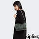 Kipling 軍綠老花格紋中型圓筒手提肩背兩用包-BINA M product thumbnail 1