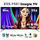 BenQ 55吋 4K量子點護眼Google TV QLED連網液晶顯示器(E55-750) product thumbnail 1
