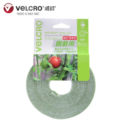 【VELCRO】威扣 魔鬼氈_園藝專用捲狀1入綠(13.7m*1.2cm)