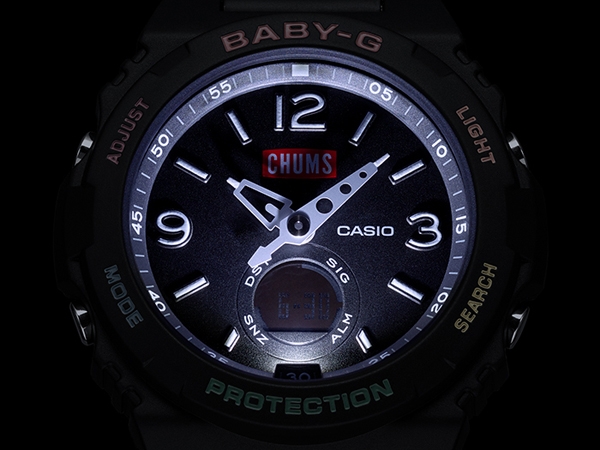 CASIO卡西歐 BABY-G 露營風潮 CHUMS聯名 BGA-260CH-1A_42.4mm | BABY-G | Yahoo奇摩購物中心