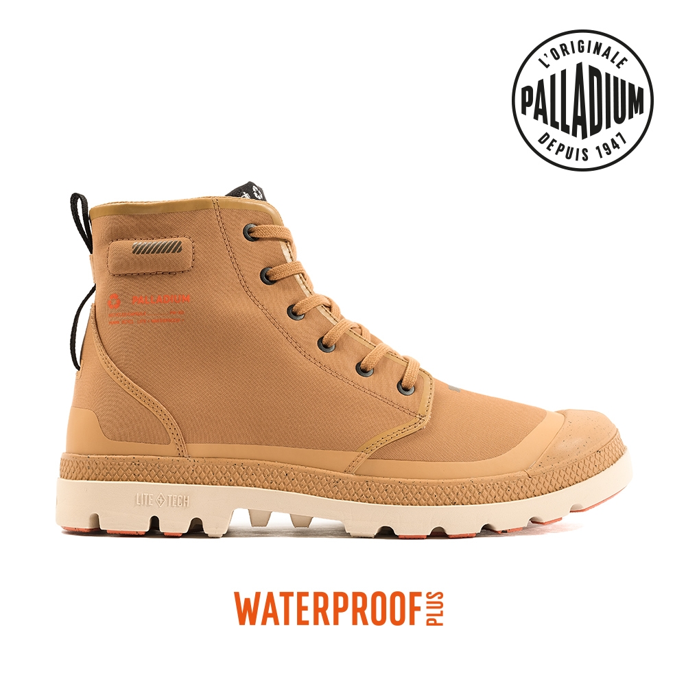 PALLADIUM PAMPA RCYCL LITE+ WP+再生科技輕量防水靴-男-棕