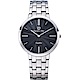 OlympiaStar 奧林比亞之星 時尚水波紋腕錶-黑/40mm  58060MS product thumbnail 1