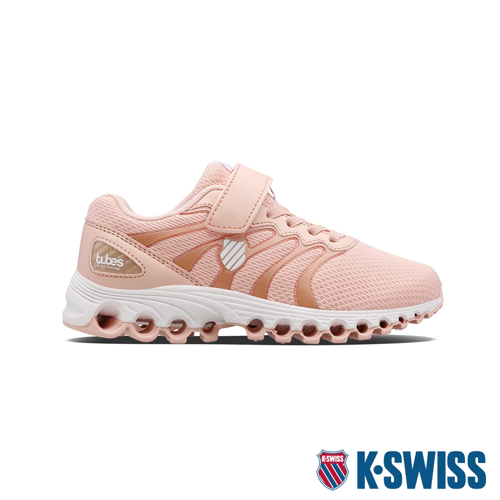 K-SWISS Tubes Comfort 200 Strap輕量訓練鞋-童-蜜桃橘