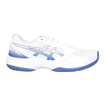 ASICS GEL-COURT HUNTER 3 女羽球鞋-羽球 亞瑟士 1072A090-101 白靛藍