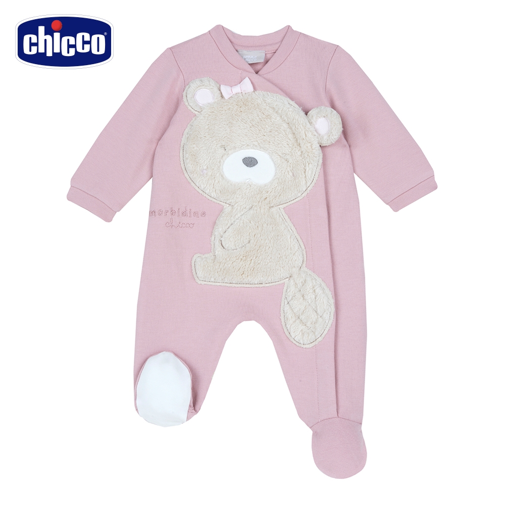 chicco-SB 粉彩動物-前側開兔裝-小熊