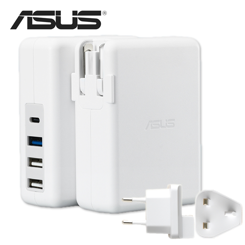 原廠盒裝 ASUS 華碩 48W 旅行用4孔 萬用充電器 (1PD+1QC+2USBA