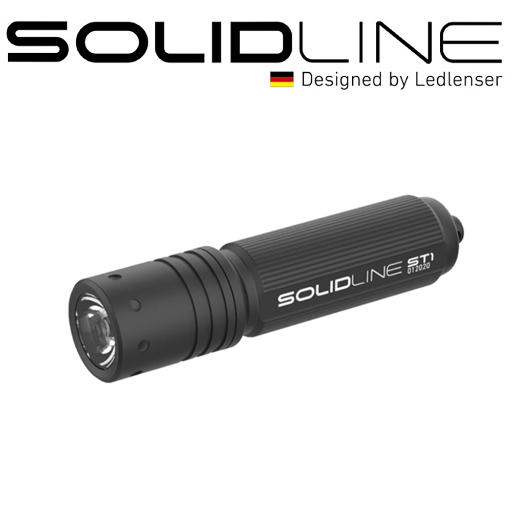 德國SOLIDLINE ST1航空鋁合金鑰匙圈型手電筒