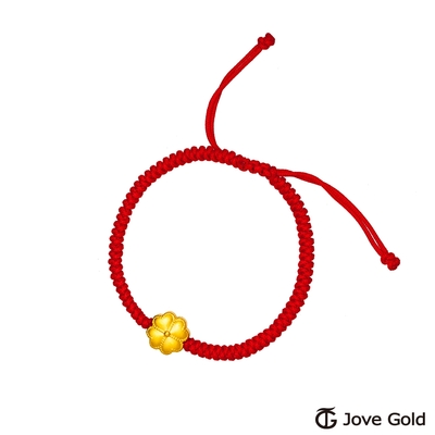 Jove gold漾金飾 幸福青鳥黃金編織繩手鍊