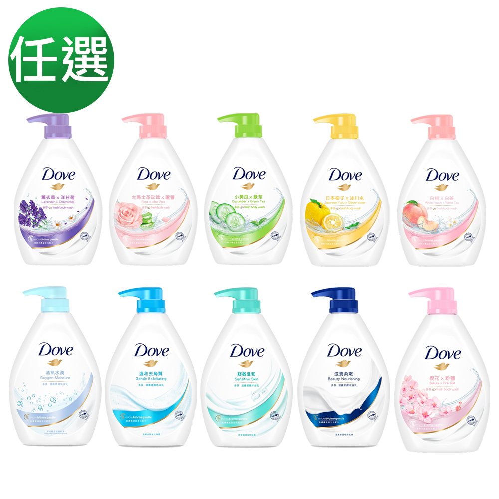 DOVE多芬沐浴乳1000ML (任選) product image 1